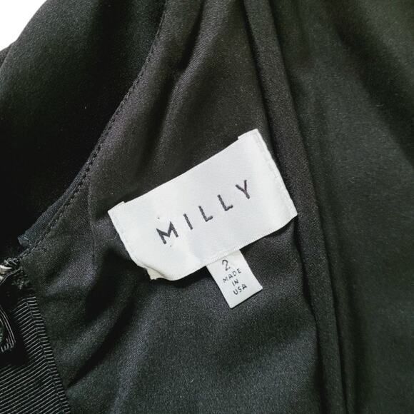 Milly Black Mini Dress | Size 2 - Picture 5 of 6